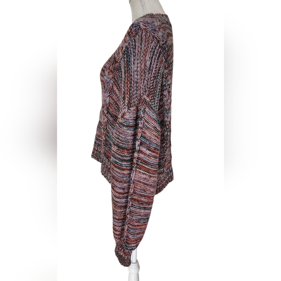 Stine Goya Gio Sweater Colorfull Balloon Sleeve Cropped Size Small - Picture 5 of 8